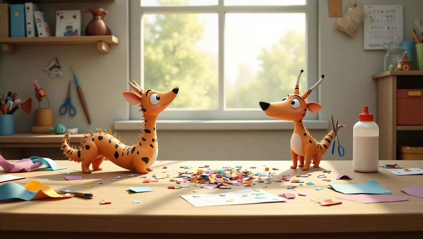 Cut, Paste & Learn Set 4